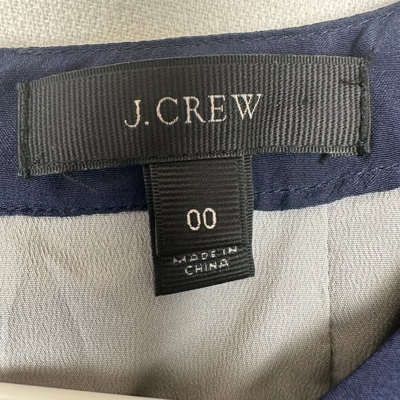 J Crew  100% Silk  Misty Fog Floral  Shift Dress - Picture 3 of 7